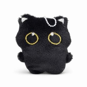 Black Cat Plush Keychain Cute Bag Charm Kawaii Soft Toy NWT